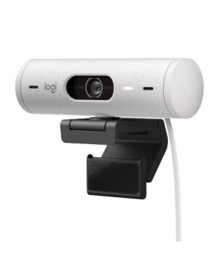 Logitech - Brio 500 Webcam HD avec Expo Auto - Blanc