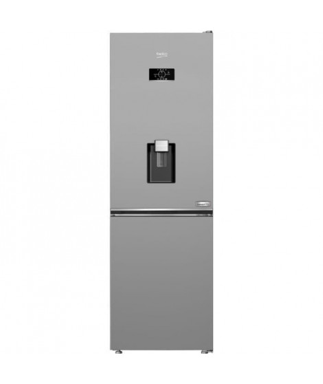 Réfrigérateur congélateur bas BEKO B3RCNE364HDS -  316 L (210+106) - gris acier