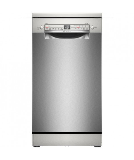 Lave-vaisselle pose libre BOSCH SPS2HKI58E - 10 couverts - Induction - L45cm - 46 dB - Gris Inox