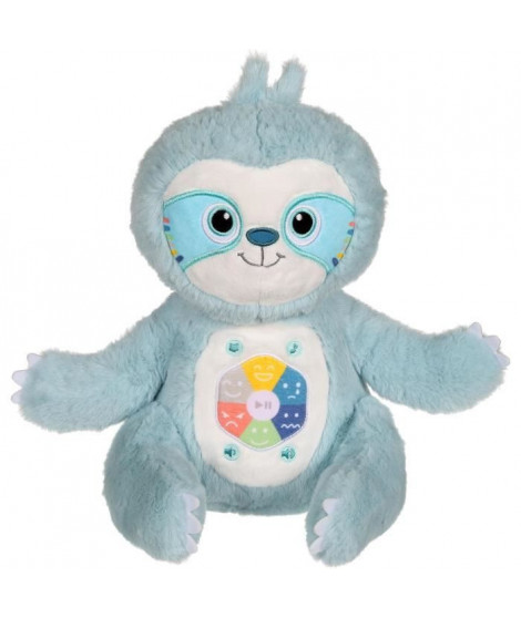 Peluche Parlante - Gipsy Toys - Siméon, le conteur d'émotions - 28cm - Vert d'Eau