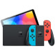 Console Nintendo Switch - Modele OLED  Bleu Néon & Rouge Néon + Mario Kart 8 Deluxe (Code) + 3 mois d'abonnement NSO (Code)