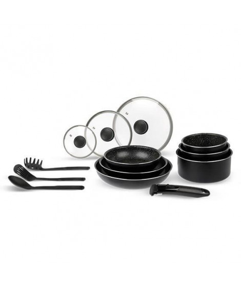 Batterie de cuisine SITRAM 13 pieces - Aluminium pressé