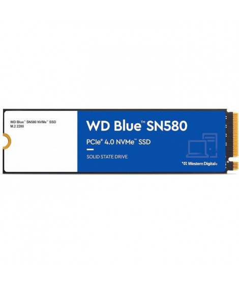 WESTERN DIGITAL - SN580 - Disque SSD interne  - NVME - 1To