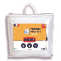 Couette tempérée DODO 220x240 cm - 2 personnes - Protection anti punaise, anti acarien - 300G/m² - Blanc - Fabriqué en France