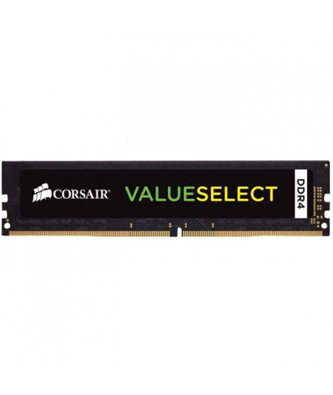 CORSAIR Mémoire PC DDR4 - 8 Go (1 x 8 Go) - 2666MHz - CAS 18 (CMV8GX4M1A2666C18)