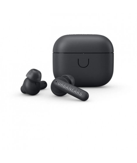 Ecouteurs sans fil Bluetooth - Urban Ears BOO TIP - Charcoal Black - 30h d'autonomie - Noir charbon