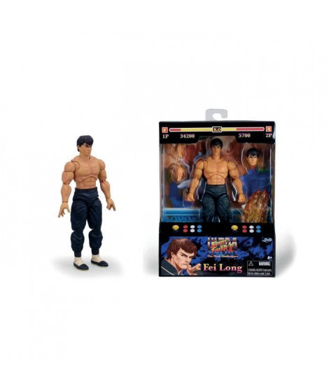 Jada - Street Fighters - Fei-Long - Figurine Articulée 15cm - Des 8 Ans