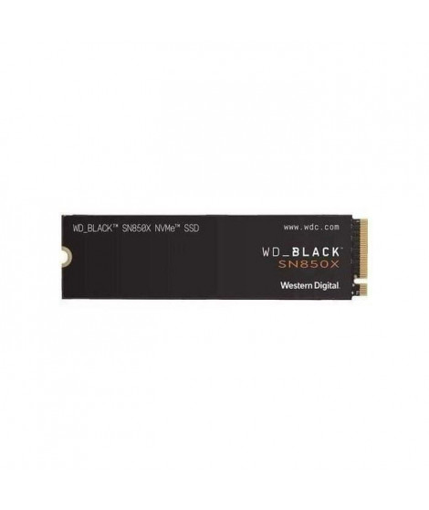 WESTERN DIGITAL Disque dur SN850X - NVME SSD - 4TB interne - format M2 - Noir