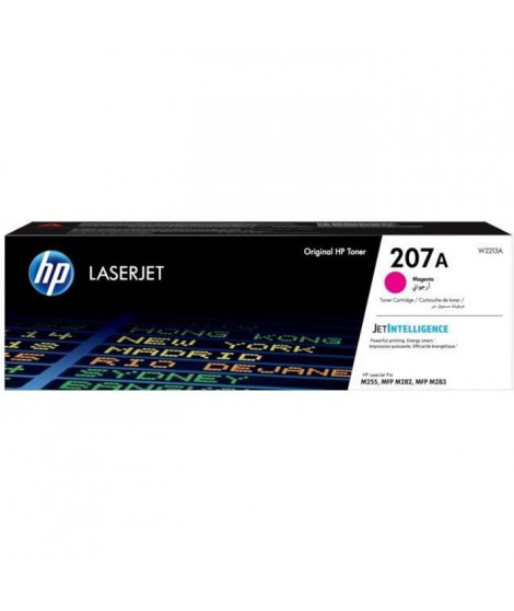 HP 207A Cartouche de toner magenta LaserJet authentique (W2213A) pour HP Color LaserJet Pro M255/MFP M282/ M283