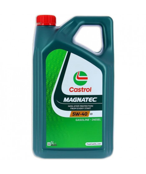 Huile moteur - CASTROL - Magnatec 5W-40 C3 - 5L