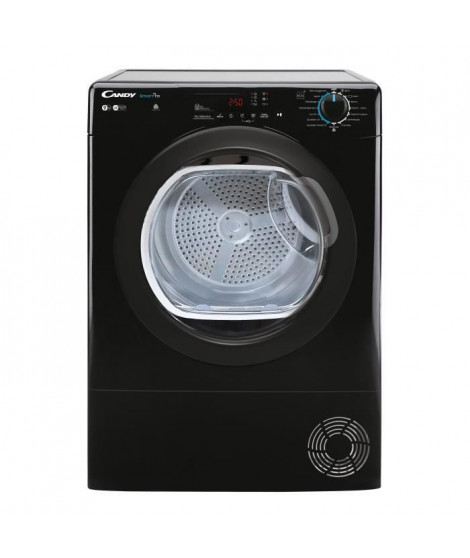 Seche-linge a condensation CANDY CSoe C9DBGB-47 - 9 kg - L59,6cm - Classe B - Noir