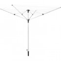 Leifheit 85355 - Séchoir parapluie LinoPush 400 - Etendoir extérieur rotatif 40m - Séchoir a linge avec douille - Hauteur rég…