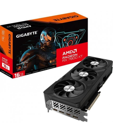 GIGABYTE - Carte Graphique - Radeon RX 7800 XT GAMING OC 16G