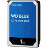 WD Blue - Disque dur Interne - 1To - 7200 tr/min - 3.5 (WD10EZEX)