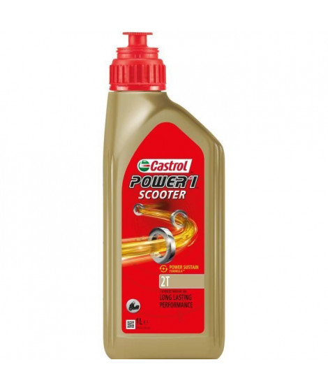 Huile moteur - CASTROL - Power1 Scooter 2T - 1L