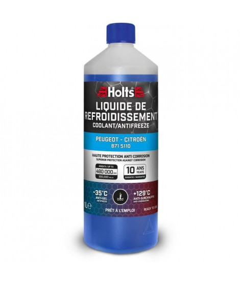 Liquide de Refroidissement - HOLTS - HAFR0001B - Dédié Peugeot-Citroën B71 5110 1L