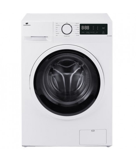 Lave-linge hublot CONTINENTAL EDISON CELL1214IWS -12kg - Largeur 60 cm - Classe A - 1400 trs/min - moteur induction - blanc