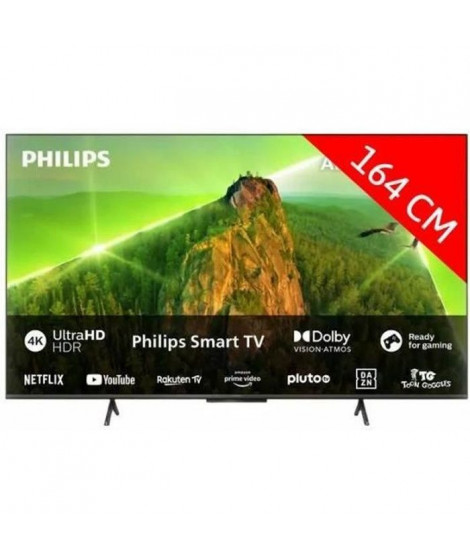 TV LED PHILIPS 65PUS8108/12  4K 65 -  Smart TV - Ambilight TV -  3 HDMI + 2 USB