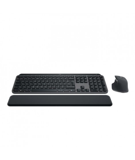 Clavier Sans Fil - LOGITECH - MX Keys S Combo - Bluetooth - Rétroéclairé - Touches silencieuses - Graphite