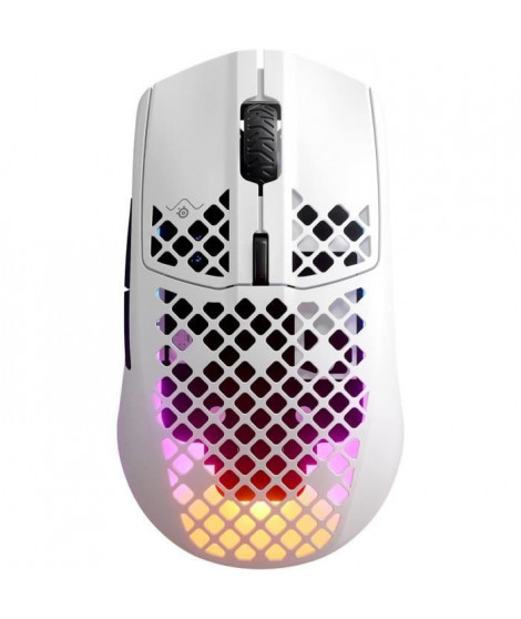 Souris gamer filaire ultra légere - STEELSERIES - AEROX 3 WIRELESS (2022) EDITION SNOW - Blanc