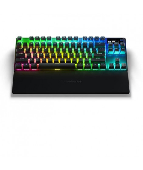 Clavier gamer mécanique - STEELSERIES - APEX PRO TKL WIRELESS (2023) - Sans pavé numérique - Filaire - Avec switchs réglables…