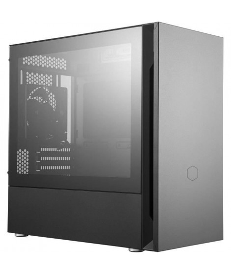 COOLER MASTER LTD BOITIER PC Silencio S400 - Noir - Verre trempé - Format Micro ATX (MCS-S400-KG5N-S00)