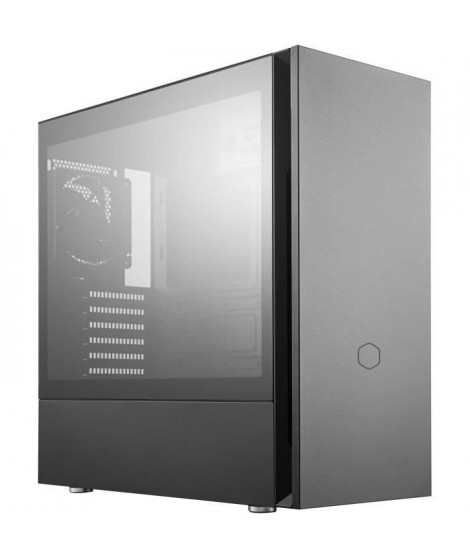 COOLER MASTER LTD BOITIER PC Silencio S600 - Noir - Verre trempé - Format ATX (MCS-S600-KG5N-S00)