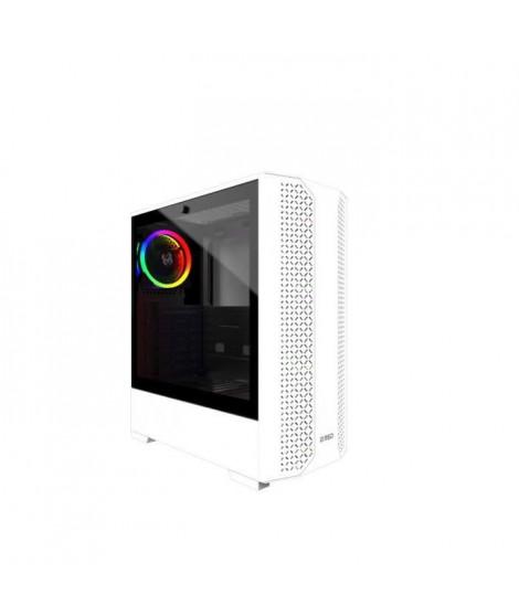 MRED - Boîtier PC Gamer ATX - Blanc RGB Dream Eyes