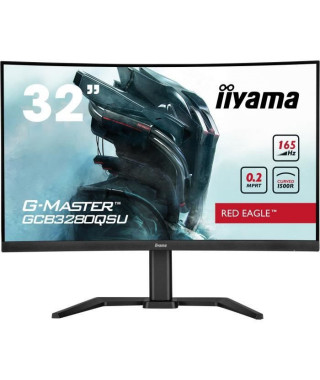 Ecran PC Gamer - IIYAMA - G-Master Red Eagle - GCB3280QSU-B1 - 31,5 WQHD - 0,4ms - 165Hz - HDMI / DisplayPort - FreeSync premium