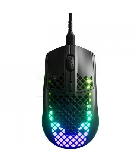 Souris gamer filaire ultra légere - STEELSERIES - AEROX 3 (2022) EDITION ONYX - Noir