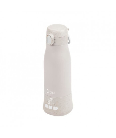 BABYMOOV Chauffe-biberon normade Moov & Feed, 340ml, minéral beige