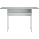 Table d'appoint TAVOLO dépliante - Mélaminé gris béton - L 120 x P 35/70 x H 75/77 cm