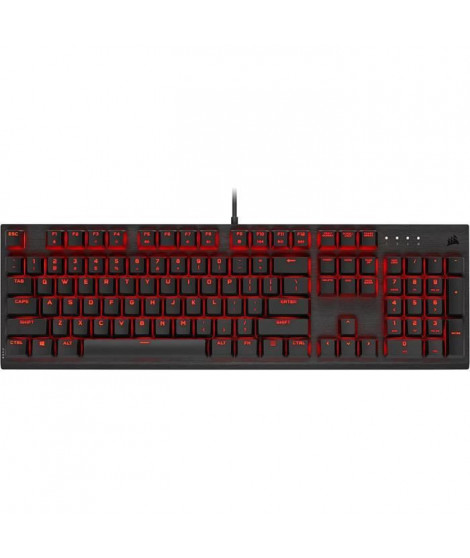 CORSAIR Clavier mécanique gaming K60 PRO a LED Rouge - Azerty - Noir (CH-910D029-FR)