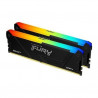 Mémoire RAM - KINGSTON - FURY Beast - RGB - 32 Go (2 x 16 Go) - DDR4 - 3600 MHz CL18 - (KF436C18BB2AK2/32)