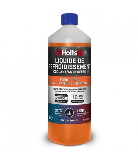 Liquide de Refroidissement - HOLTS - HAFR0009B - Dédié Ford / Opel WSS - M97B44-D / GMW 3240 1L