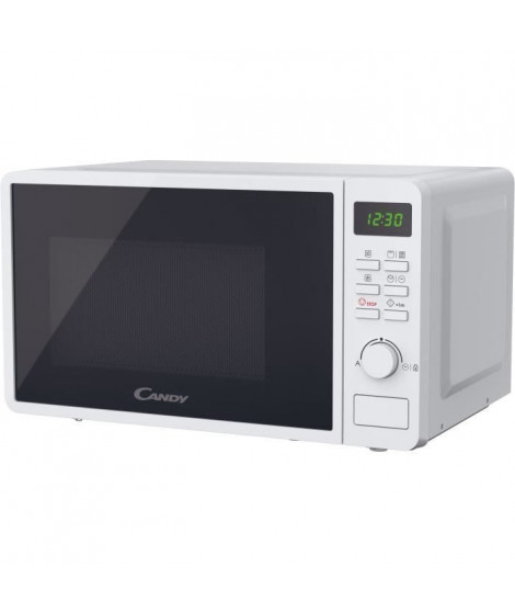 CMGA20SDLWLI Micro-ondes Gril CANDY Idea - 20L - MO : 700W - Gril : 800W - UI digitale - 5 niveaux de puissance - Blanc