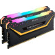 Mémoire RAM - CORSAIR - Vengeance RGB Pro Series DDR4 - 16GB 2x8GB DIMM - 3200 MHz  - CL16 - 1.35V - Noir