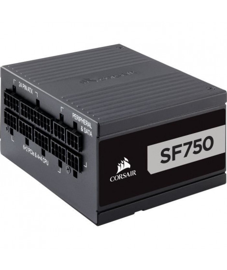 CORSAIR Alimentation SF750 SFX hautes performances 750 watts certifiée 80 PLUS Platinum - (CP-9020186-EU)