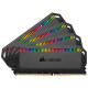 CORSAIR Kit de mémoire DOMINATOR RGB 32 Go (4 x 8 Go) DDR4 DRAM 3 200 MHz C16 (COR0840006607397 )
