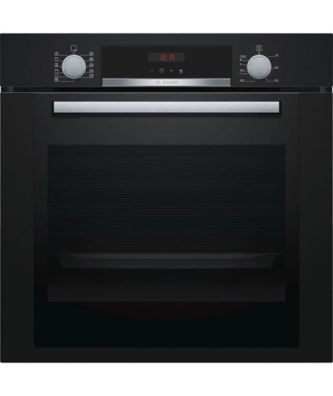 Four multifonction encastrable - Pyrolyse - BOSCH HBA374EB0 SER4 - Noir - Volume 71L - L60 cm