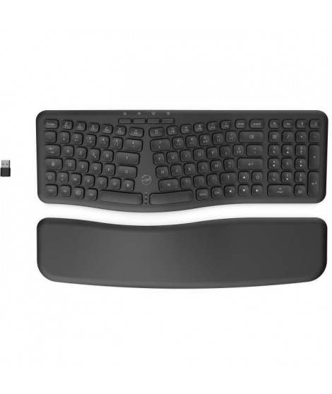 Clavier sans fil ergonomique - MOBILITY LAB - ML313153 - Touches concaves - Windows