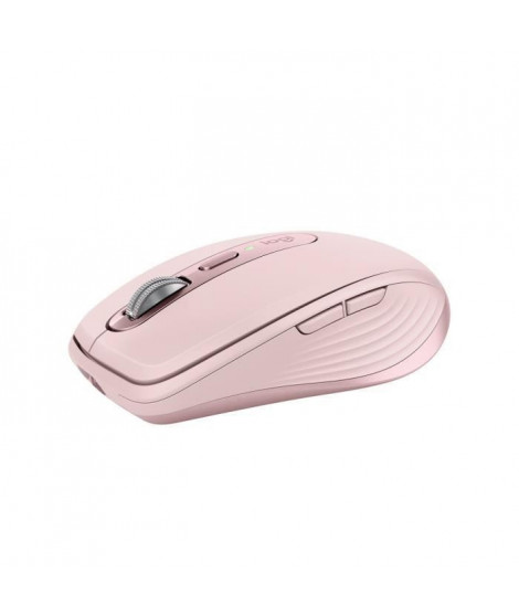 Souris Sans Fil - LOGITECH - MX Anywhere 3S - Bluetooth - Clics Silencieux - 6 boutons - Rose