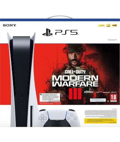 Console PlayStation 5 - Édition Standard + Call of Duty : Modern Warfare III (code dans la boîte)
