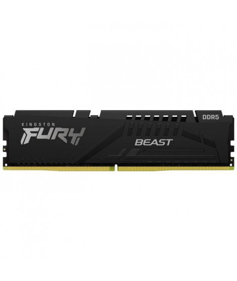 KINGSTON TECHNOLOGY - FURY Beast - Mémoire PC RAM - 16 Go - DIMM DDR5 - 5600 Mhz