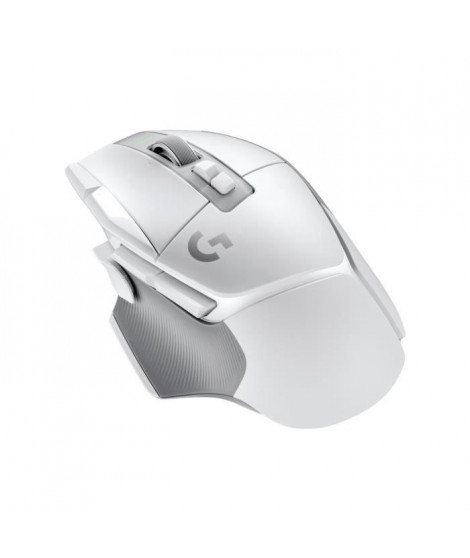 Souris Gaming Sans Fil - LOGITECH G - G502 X LIGHTSPEED - Boutons Hybrides LIGHTFORCE - Port USB-C - Blanc