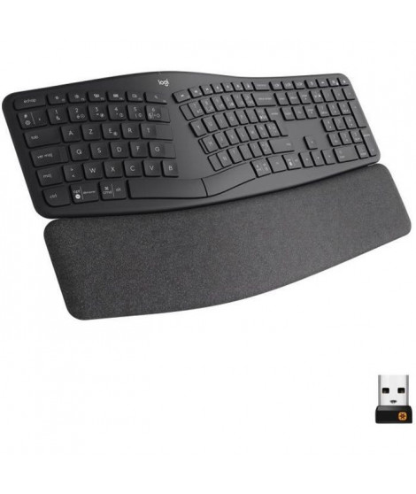 Clavier ergonomique - Sans fil - LOGITECH - K860 ERGO - Position de clavier en deux parties