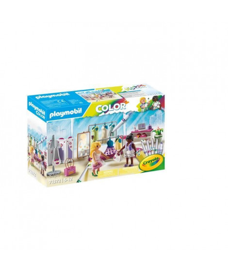 PLAYMOBIL 71372 PLAYMOBIL Color : Boutique de mode - Crée de nouvelles histoires a tes couleurs  - Des 5 ans