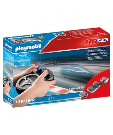 PLAYMOBIL 71397 Module de radiocommande RC, permet de télécommander les véhicules PLAYMOBIL - Des 6 ans