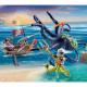 PLAYMOBIL 71419 Pirate avec pieuvre géante - Pirates - Avec un pirate, un canon, un monstre pieuvre géant  - Des 4 ans