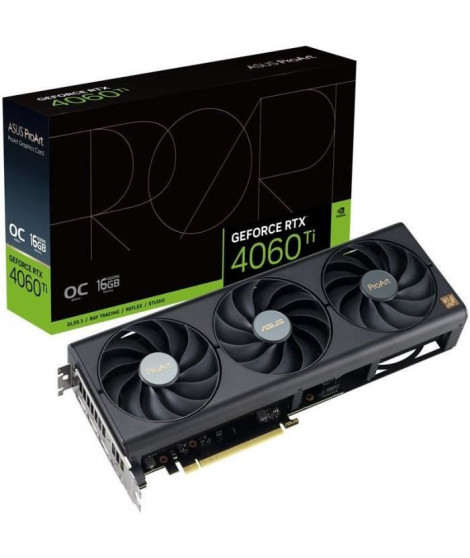 ASUS - Carte Graphique - ProArt GeForce RTX 4060 Ti OC edition 16GB GDDR6